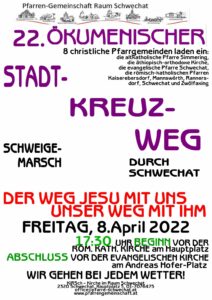 Plakat Stadtkreuzweg 2022